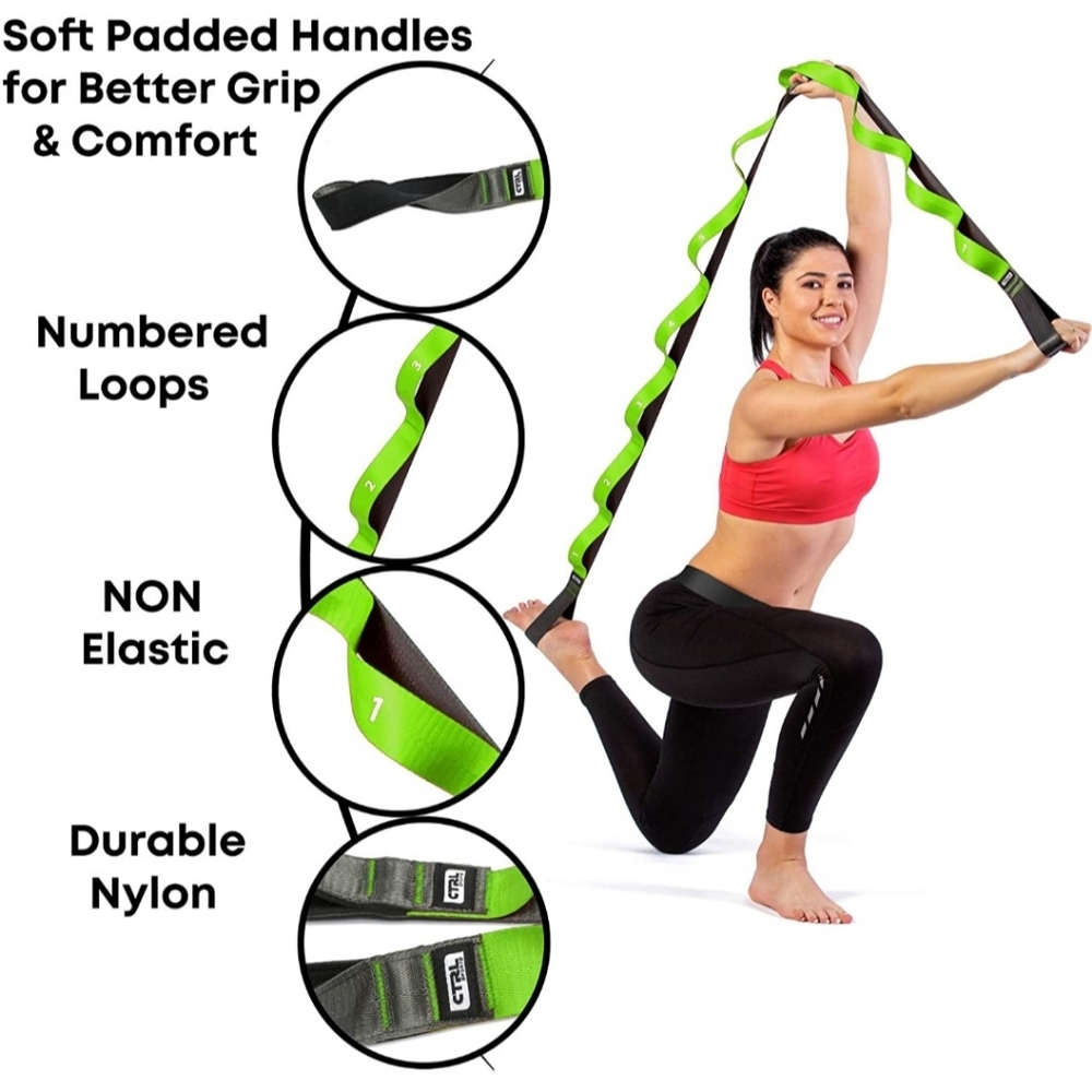 CTRL Sports 10 loop stretch strap red